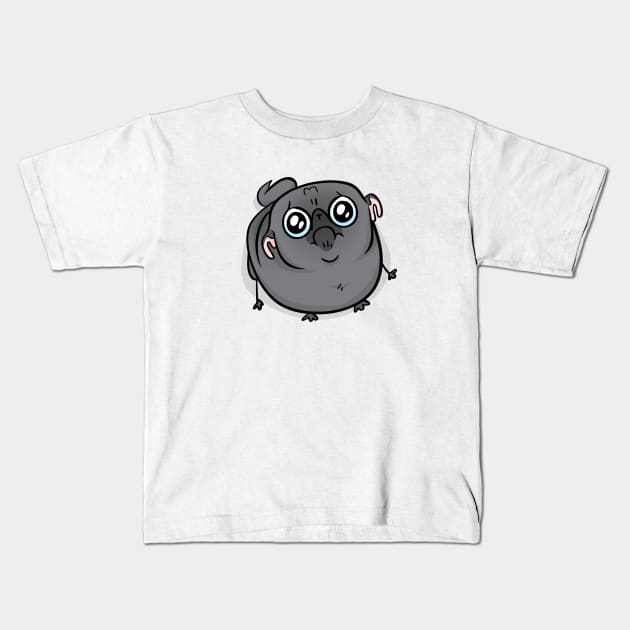 Puggy Pathos Kids T-Shirt by Inkpug